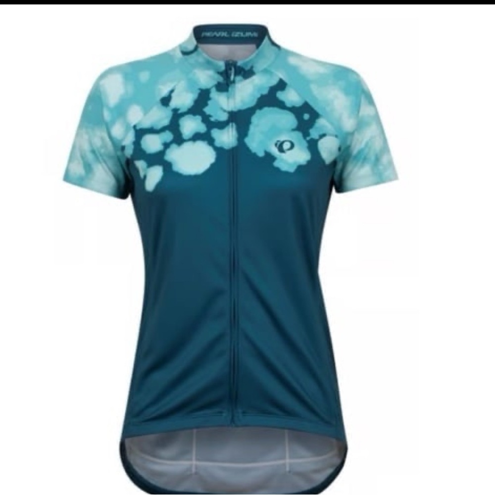 Pearl Izumi Women Cycling Ocean Blue Clouds Jersey, XS, NWT
